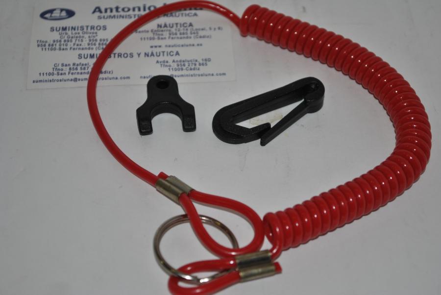 Clip de seguridad Tohatsu con cordón (Hombre al agua) Nuova Rade