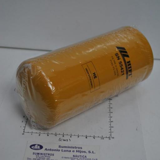 Filtro de gasoil (equivalente 1R0751 Caterpillar) Hifi [4]