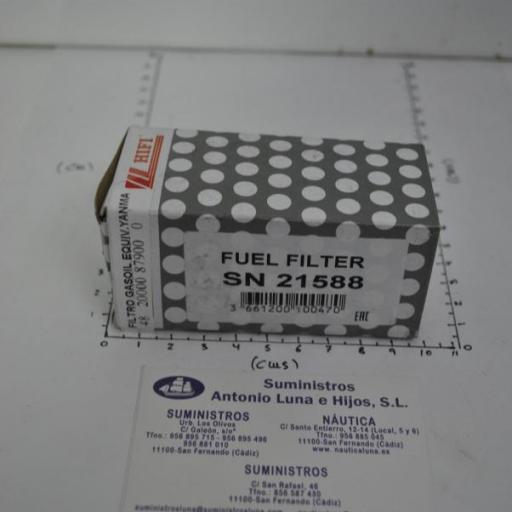 Filtro de gasoil (equivalente 104200-55710 Yanmar) Hifi Filter [2]