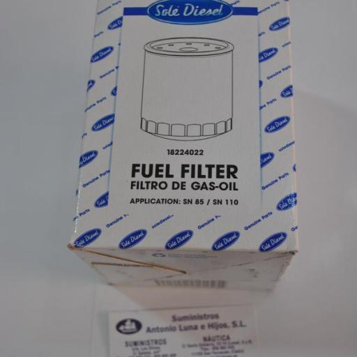Filtro de gasoil 18224022 original Sole Diesel [7]