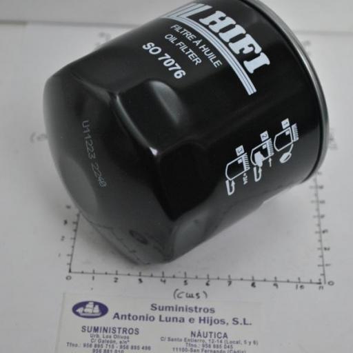 Filtro de aceite (equivalente motores V8 Mercruiser) Hifi Filter [1]