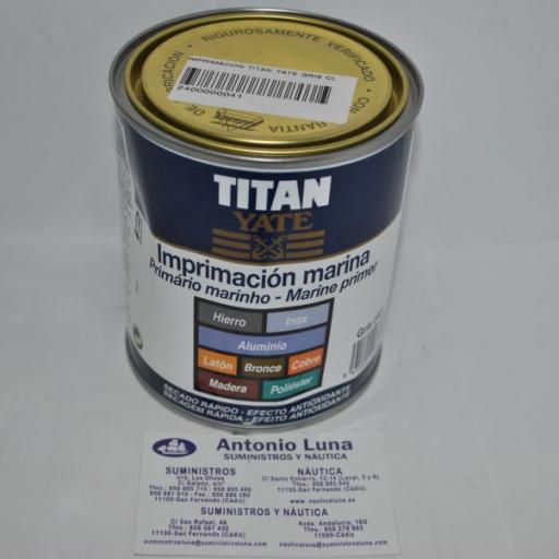 Imprimación marina gris claro 750ml Titan Yate
