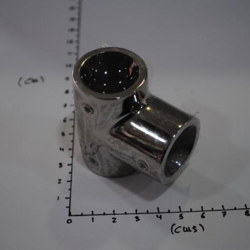 Unión en forma de T recta 90º inox-316 para tubo de 25 mm [1]