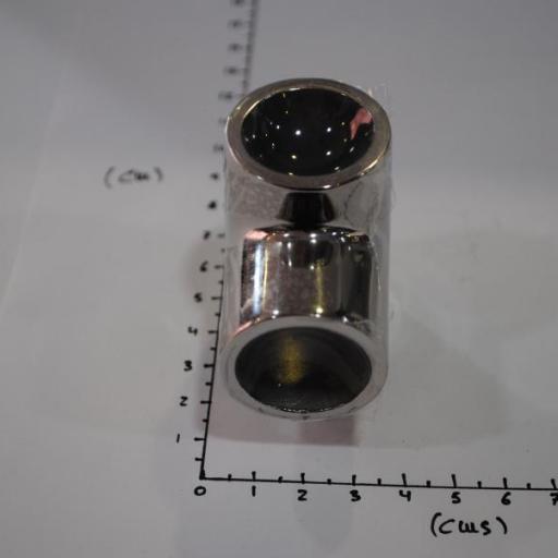 Unión en forma de T recta 90º inox-316 para tubo de 25 mm [2]
