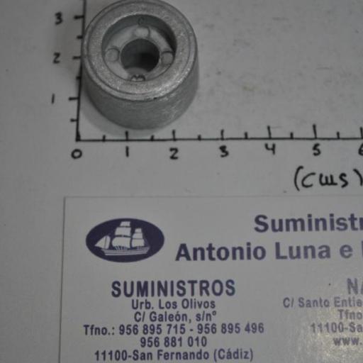 Ánodo de aluminio (equivalente 12155-ZV5-000 Honda) RecMar [2]