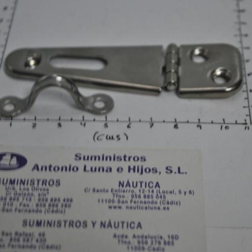 Bisagra con pasacabos de acero inoxidable AISI-316 Viadana [3]