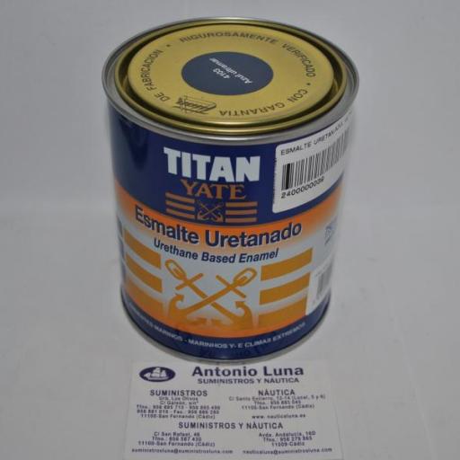 Esmalte uretanado azul ultramar 750ml Titan Yate [0]