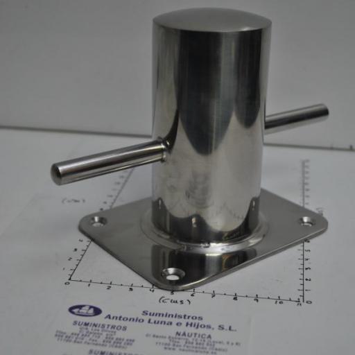 Bita de amarre de acero inoxidable AISI-316 de diámetro de cilindro 60 mm [1]