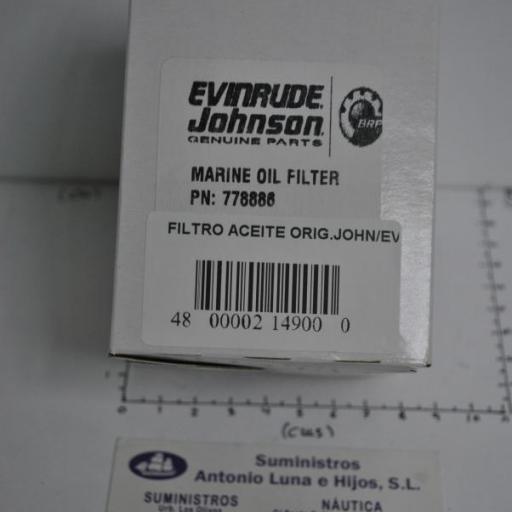 Filtro de aceite 0778886 original Johnson/Evinrude [6]