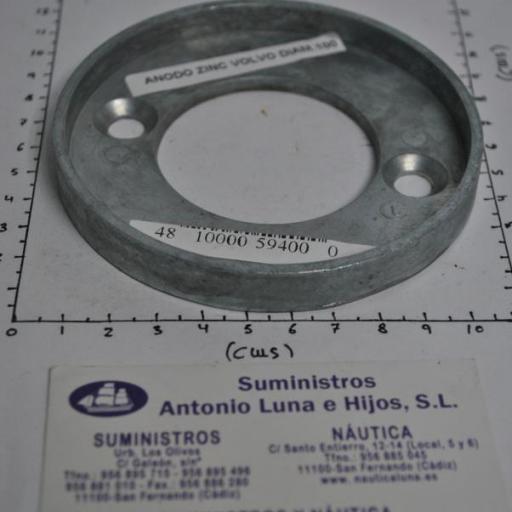 Ánodo de zinc (equivalente 875810 Volvo) Tecnoseal [1]