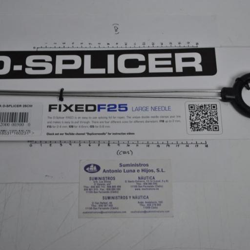 Aguja simple F25 para cabos de 6-8 mm D-Splicer [4]