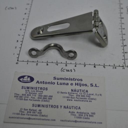 Bisagra con pasacabos de acero inoxidable AISI-316 Viadana [7]