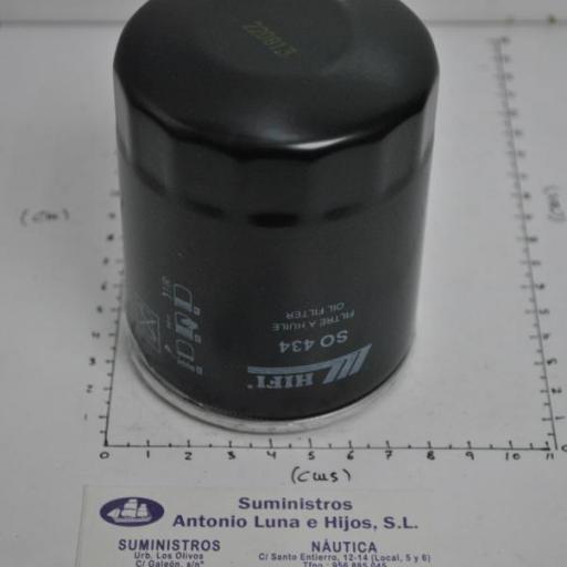 Filtro de aceite (equivalente 970313306 Nanni Diesel) Hifi [1]