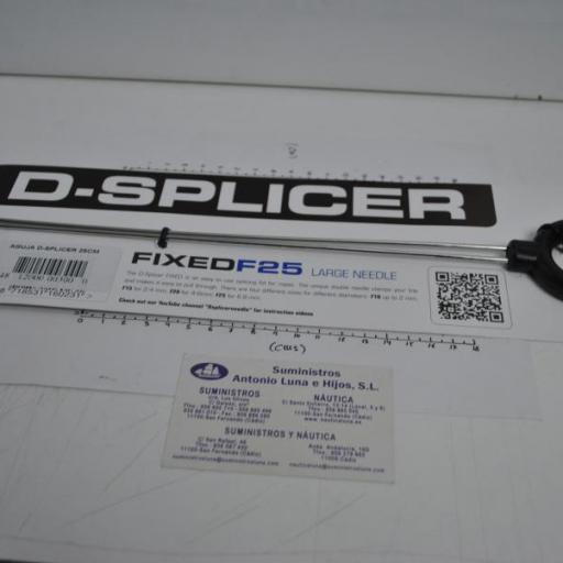 Aguja simple F25 para cabos de 6-8 mm D-Splicer [1]