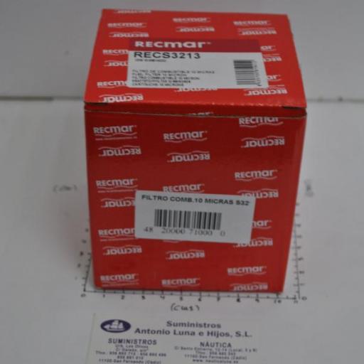 Filtro decantador (sólo recambio) (equivalente S3213 Racor) RecMar [7]