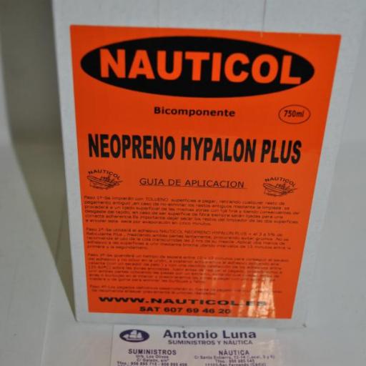 Pegamento bicomponente de neopreno Hypalon Plus 750ml Nauticol