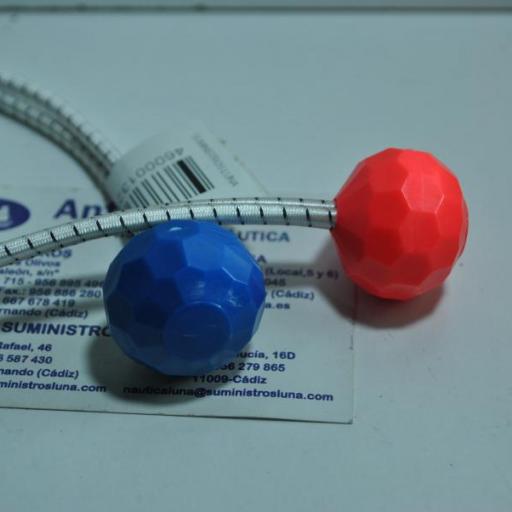 Tomador doble a bola para vela de 400 mm Globalnautic [1]