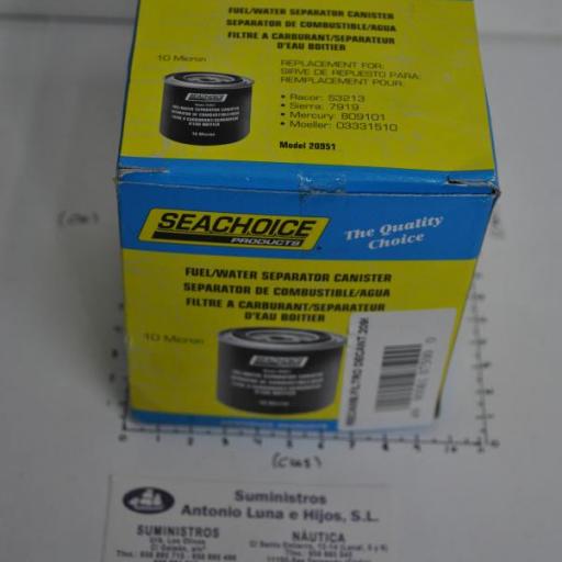 Recambio de filtro decantador (equivalente S3213 Racor) Seachoice [7]