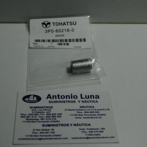Ánodo de zinc original 3P0-60218-0 Tohatsu [2]