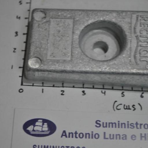 Ánodo de aluminio (equivalente 41109-ZW1-B00 Honda) RecMar [3]