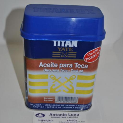 Aceite para teca Titan Yate 750 ml.(incoloro) [2]