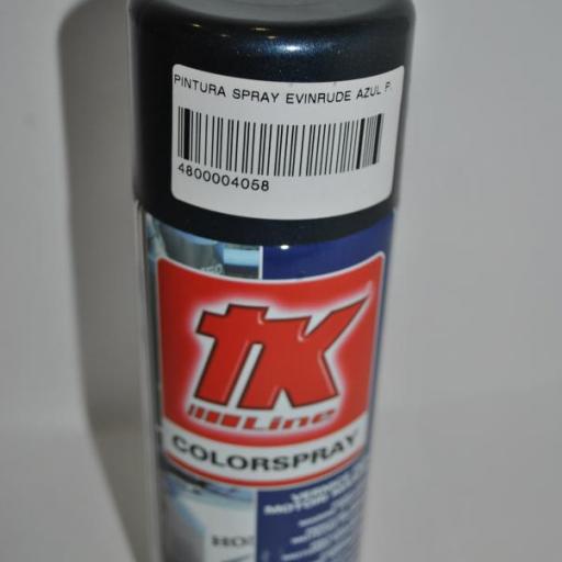 Pintura (spray) para motor Evinrude azul XP 400ml Silpar TK [1]