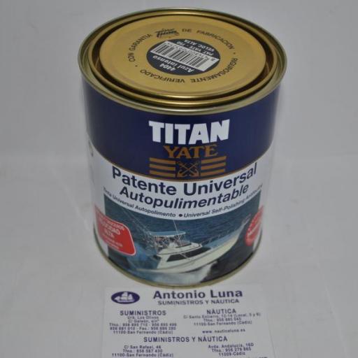 Patente autopulimentable (velocidad alta) azul intenso 750ml Titan Yate