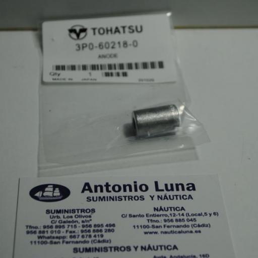 Ánodo de zinc original 3P0-60218-0 Tohatsu [1]