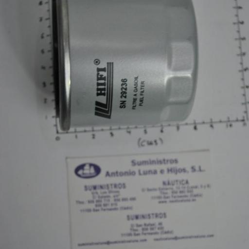 Filtro de gasoil (equivalente 129470-55703 Yanmar) Hifi [5]