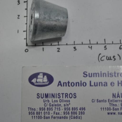 Ánodo de zinc para hélices de proa Sidepower (Sleipner) Tecnoseal [2]