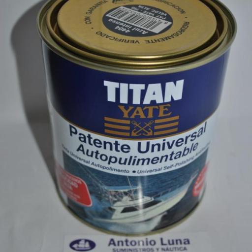 Patente autopulimentable (velocidad alta) azul intenso 750ml Titan Yate [1]
