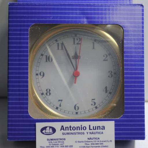 Reloj 150/120 mm latón pulido. [2]