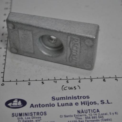 Ánodo de aluminio (equivalente 41109-ZW1-B00 Honda) RecMar [7]