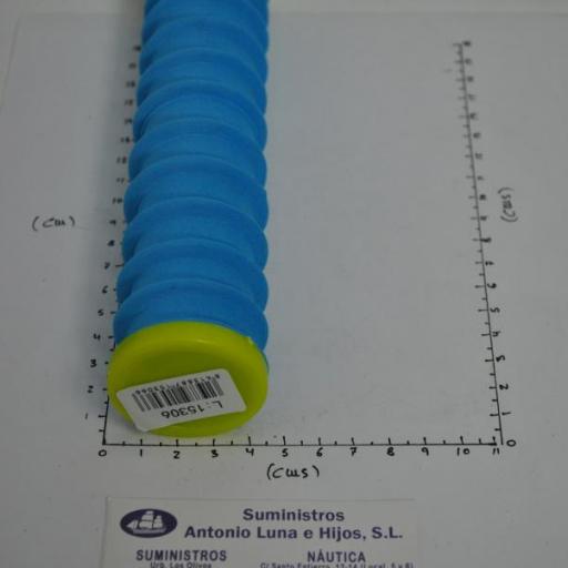 Plegador cilíndrico de neopreno de 4 x 19 cm (12 ranuras) Kali [1]