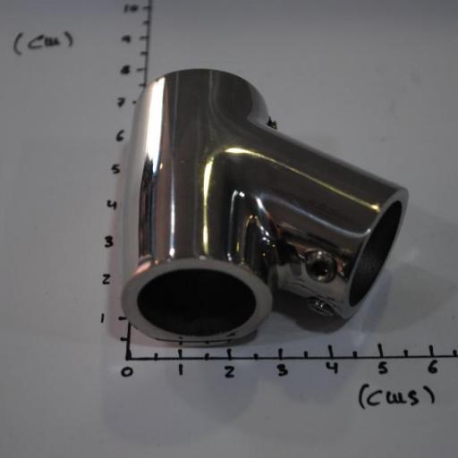Unión en forma de T inclinada 60º inox-316 para tubo de 22 mm Imnasa [1]