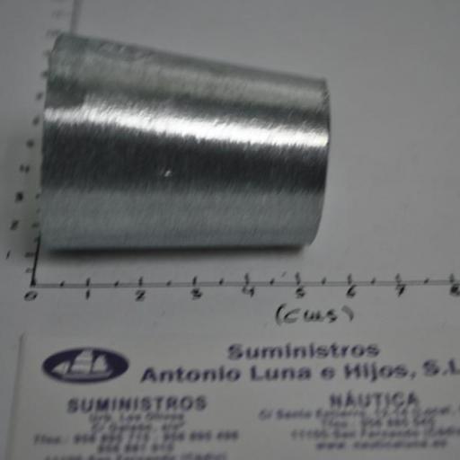Ánodo de zinc radice hexagonal para eje de 30 mm Zineti [7]