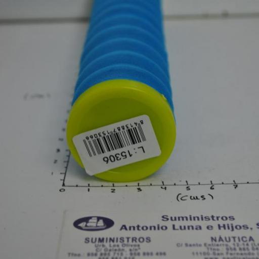 Plegador cilíndrico de neopreno de 4 x 19 cm (12 ranuras) Kali [2]