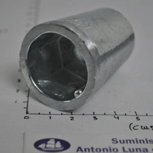 Ánodo de zinc radice hexagonal para eje de 30 mm Zineti