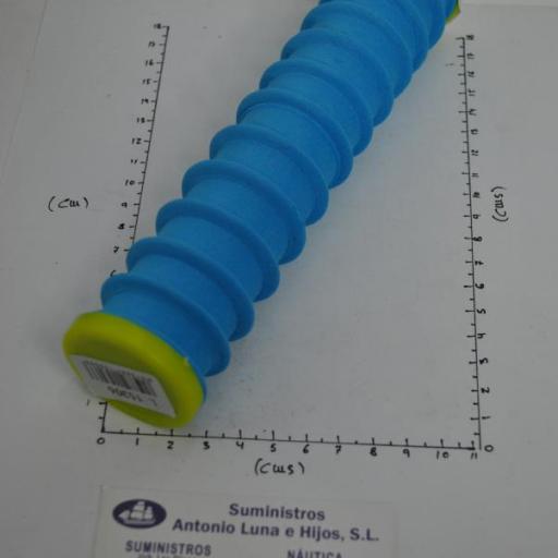 Plegador cilíndrico de neopreno de 4 x 19 cm (12 ranuras) Kali [3]