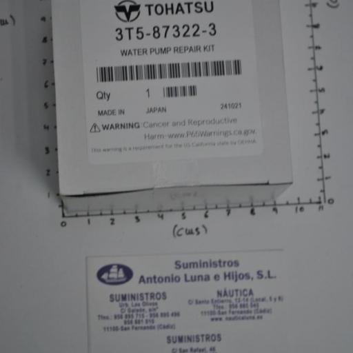 Kit de reparación de la bomba de agua 3T5-87322-3 original Tohatsu [7]