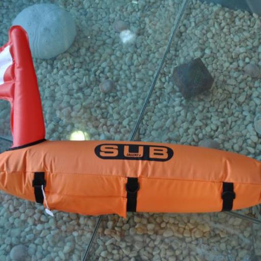 Boya de buceo Safe Dive tipo torpedo (con 20 mt cabo) Lalizas [0]