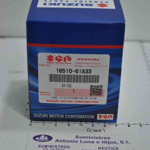 Filtro de aceite 16510-61A33 original Suzuki [1]