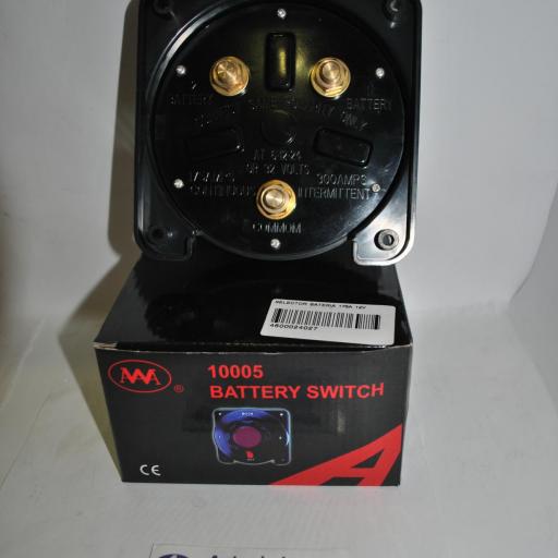 Selector/Desconectador de baterias 12V 175A negro AAA [1]