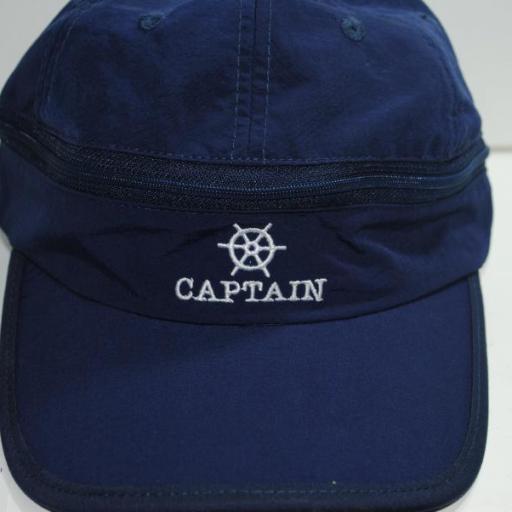 Gorra náutica "Captain" azul [1]