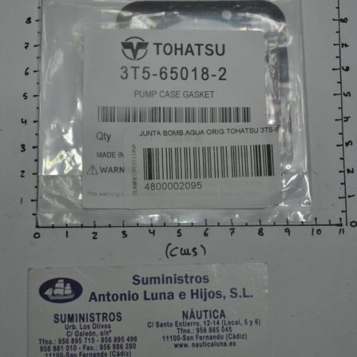 Junta de la bomba de agua 3T5-65018-2 original Tohatsu [2]