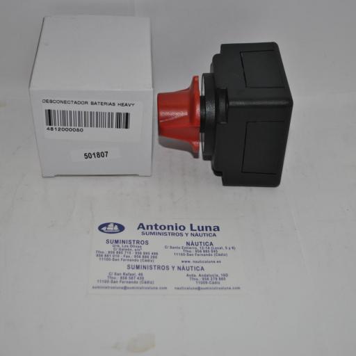 Selector/Desconectador de baterias Heavy 12V 300A Globalnautic [2]