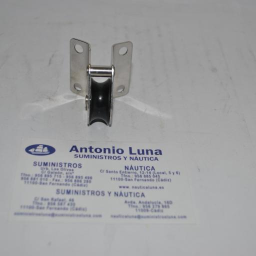 Polea simple vertical para mástil inoxidable-316 para cabo de 6 mm [2]
