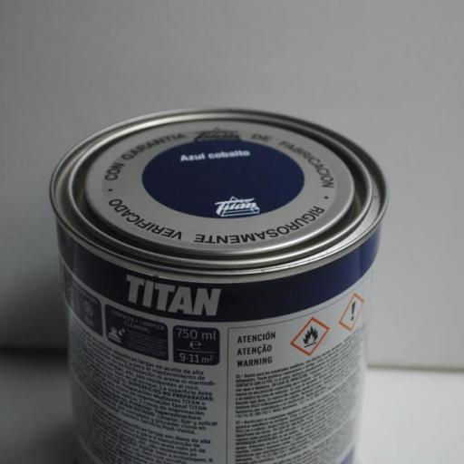 Esmalte Pesqueros azul cobalto 750 ml Titan [2]
