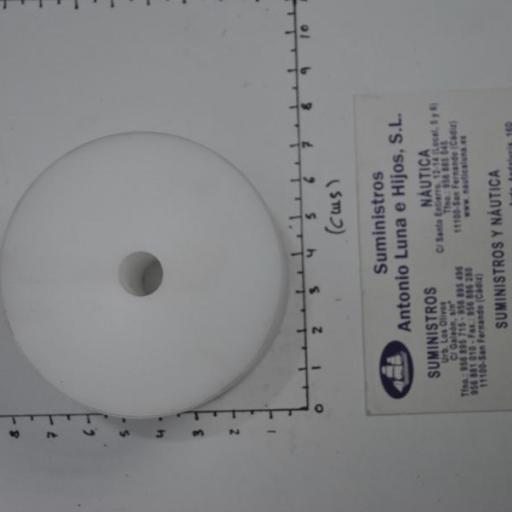 Roldana (cojinete) de plástico de 68 mm x 40 mm para puntera de proa [2]