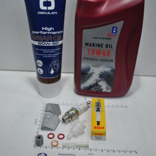 Kit de mantenimiento básico para motores Yamaha F4A (años 1998-2009)